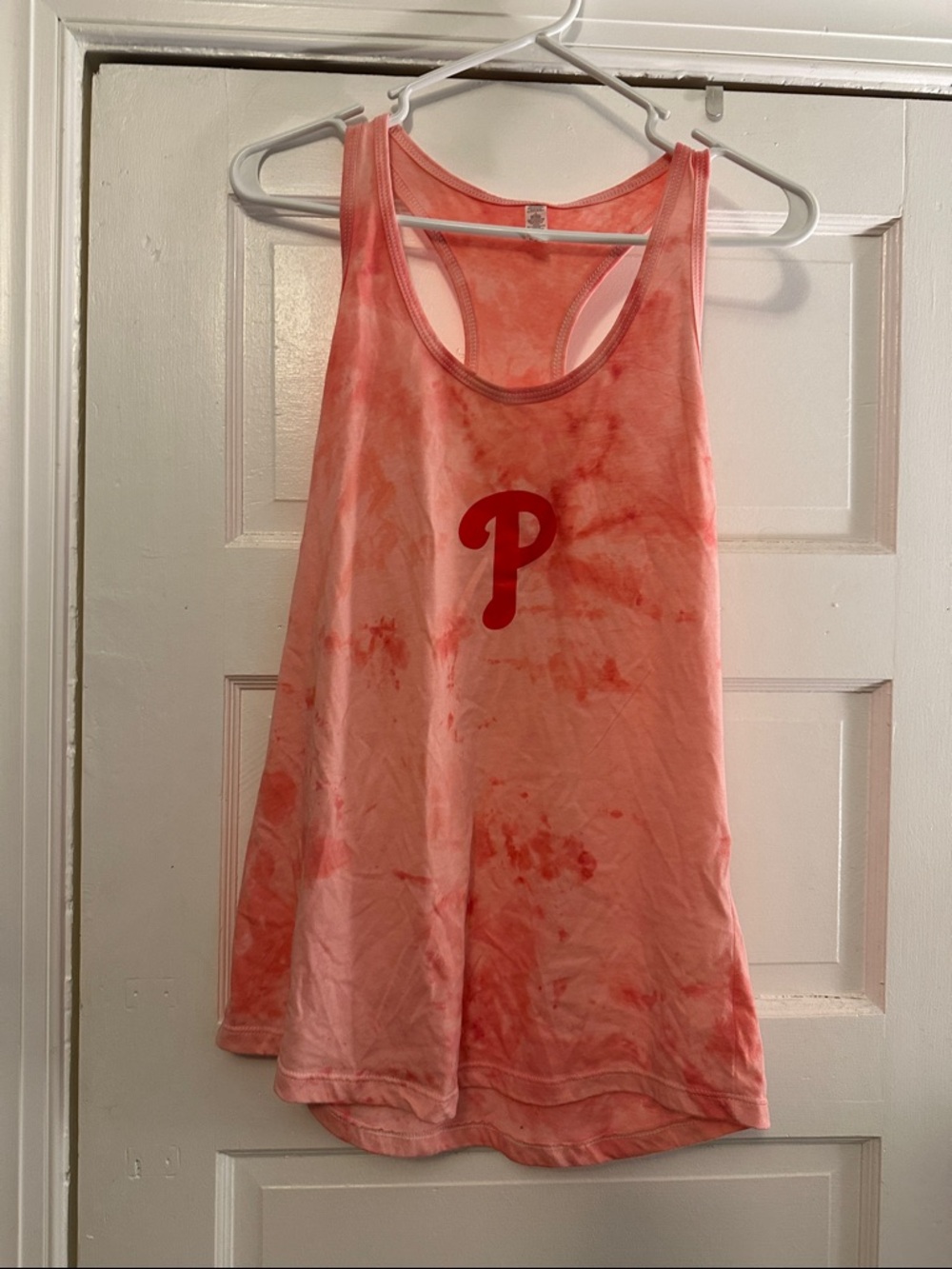 Women’s Pink Tie-Dye Racerback Tank Top